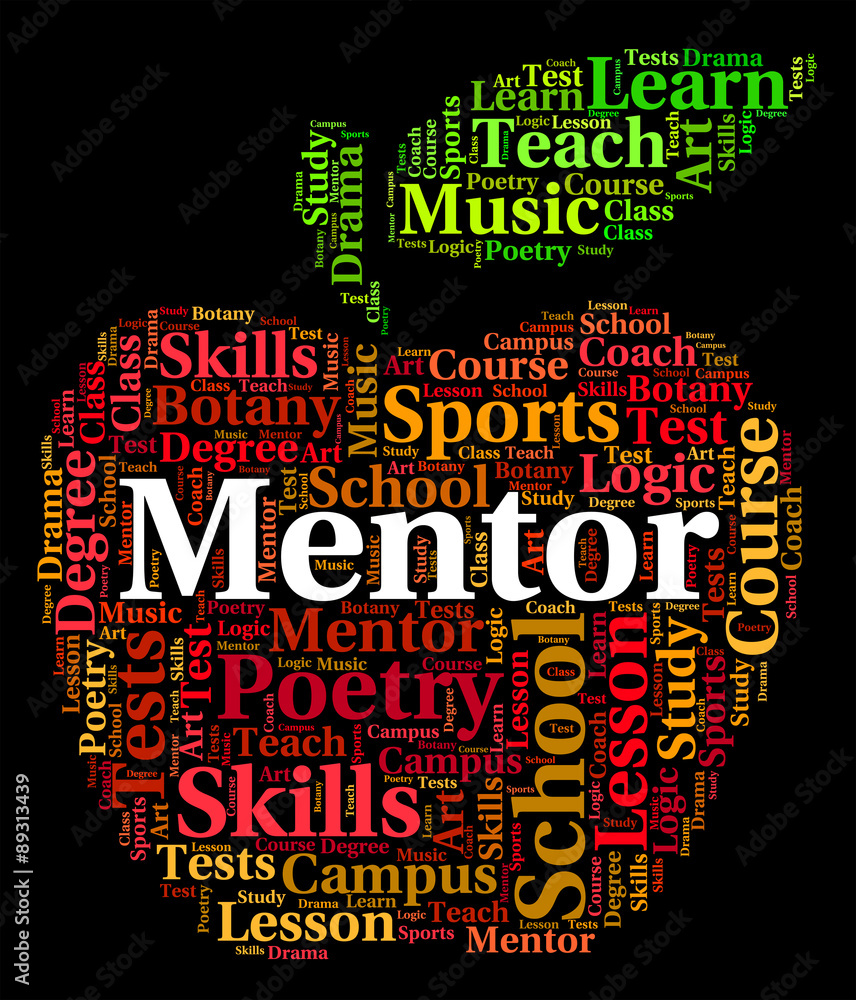 Mentor Word Represents Text Counsellors And Confidants