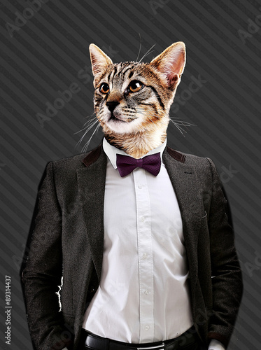 Portrait Of Man With Animal...
