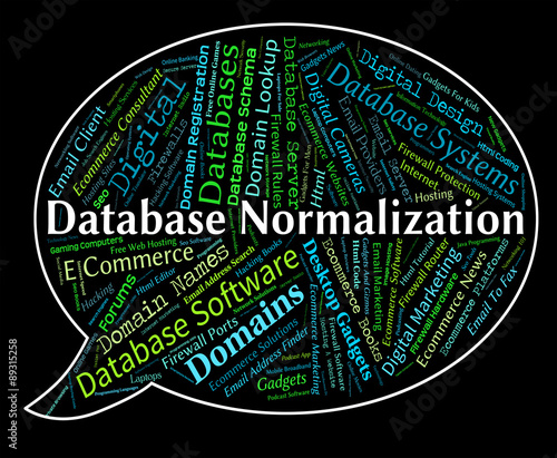 Database Normalization Represents Computing Standardise And Norm