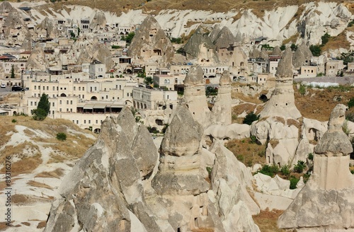 Goreme Cave City  in Cappadocia Turkey photo