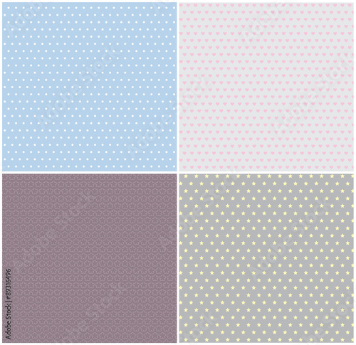 Simple seamless patterns