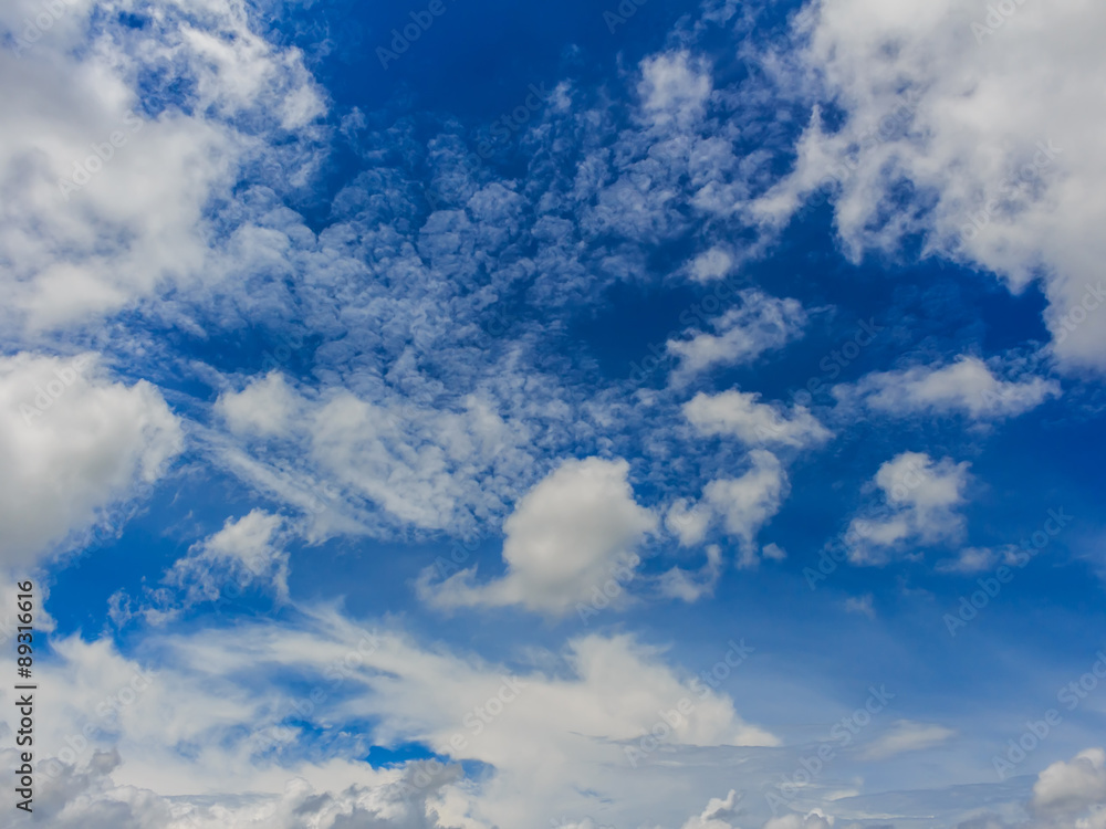 Fototapeta premium clouds in the blue sky
