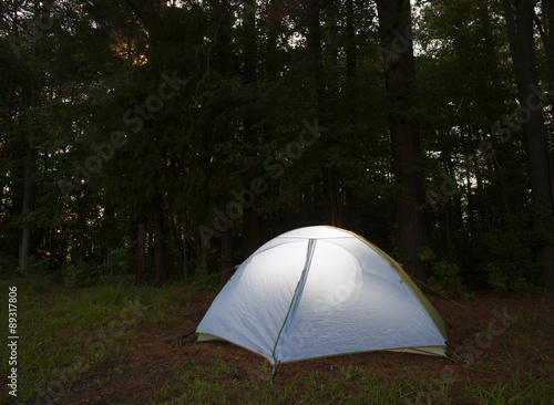 Lighted tent