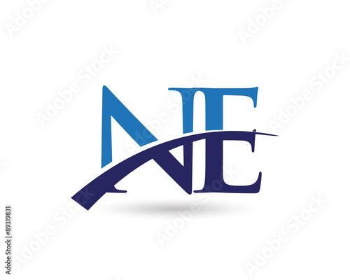 NE Logo Letter Swoosh