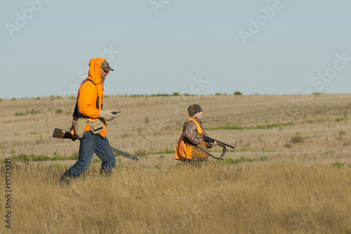 Father and Son Hunting