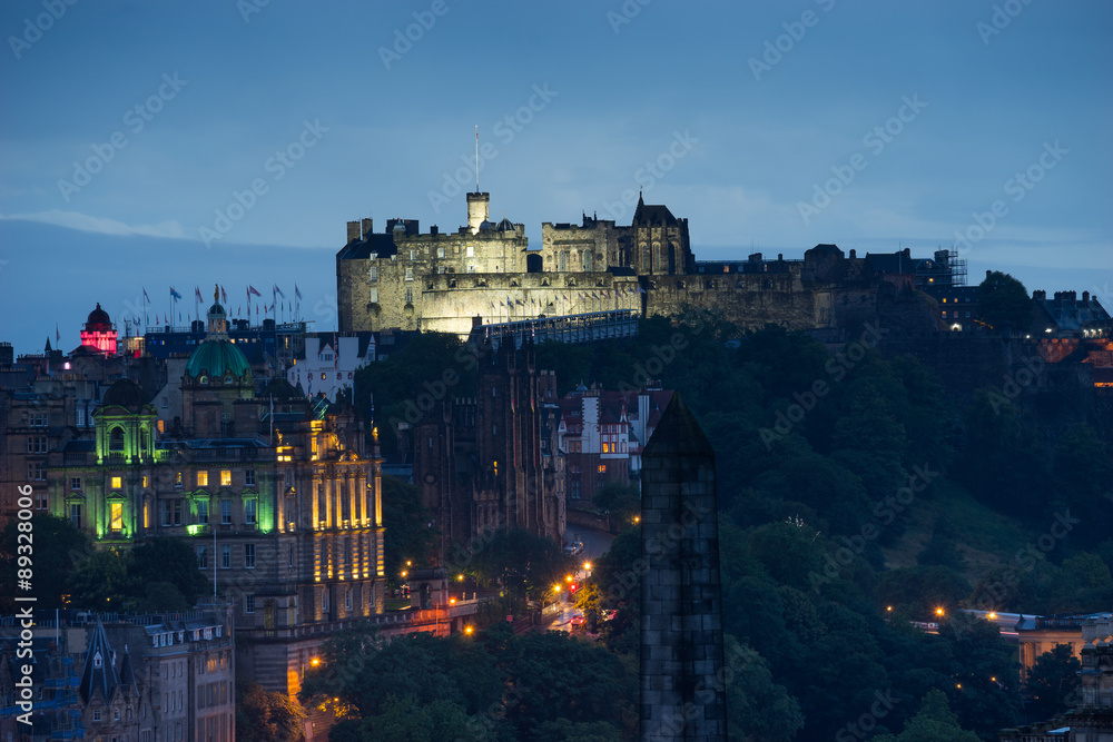 Edinburgh castle, Scotland, uk