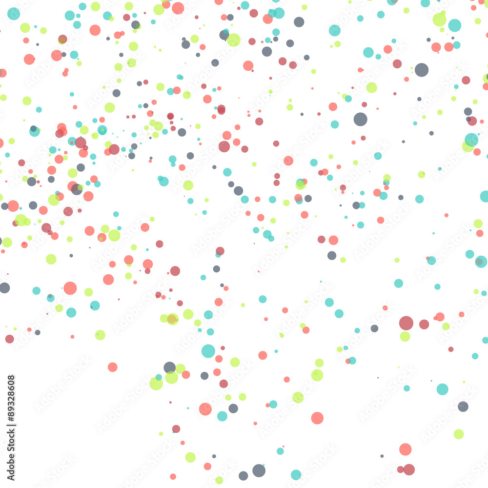 Abstract vector dot background. Colorful dotted pattern.