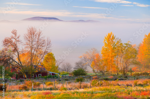 Rural country scene in the fall. © Don Landwehrle