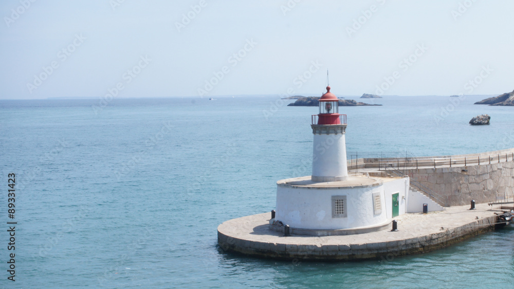 Ibiza port lighthouse