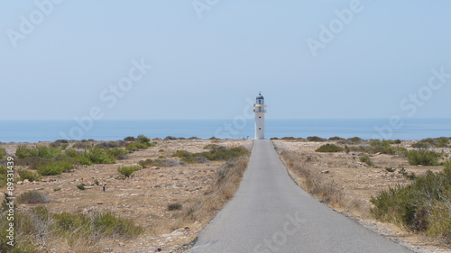 Cap de Babaria Lighthouse in Formentera (Balearic Islands, Spain)
