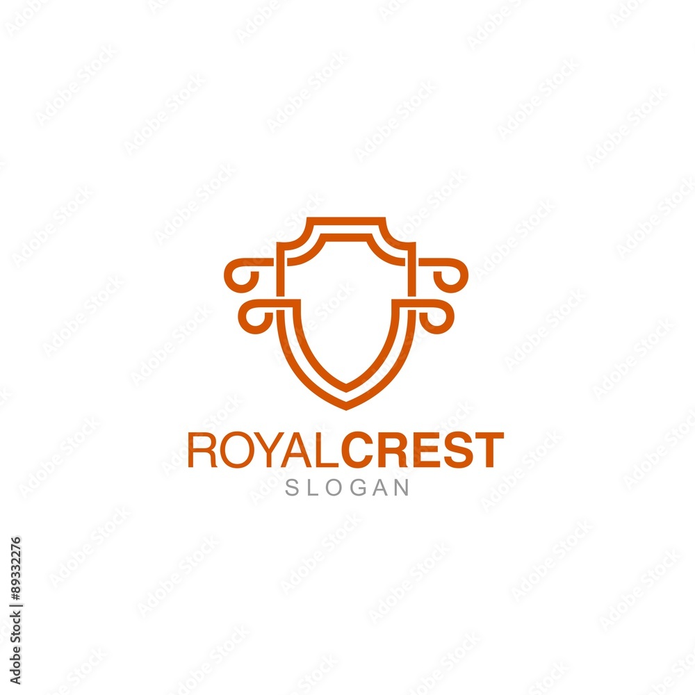 Crest Logo Template