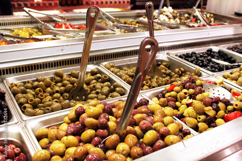 Olives salad bar