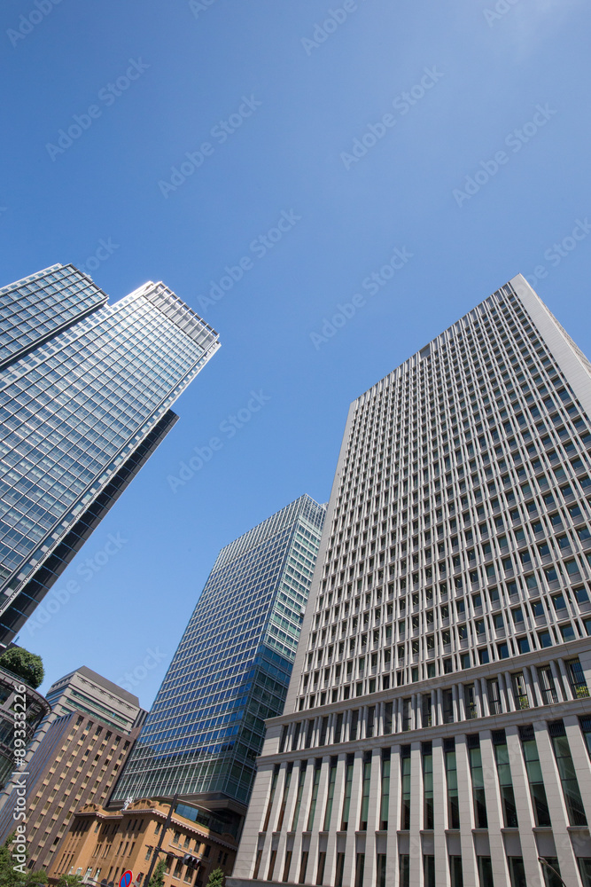Obraz premium 東京丸の内の高層ビル