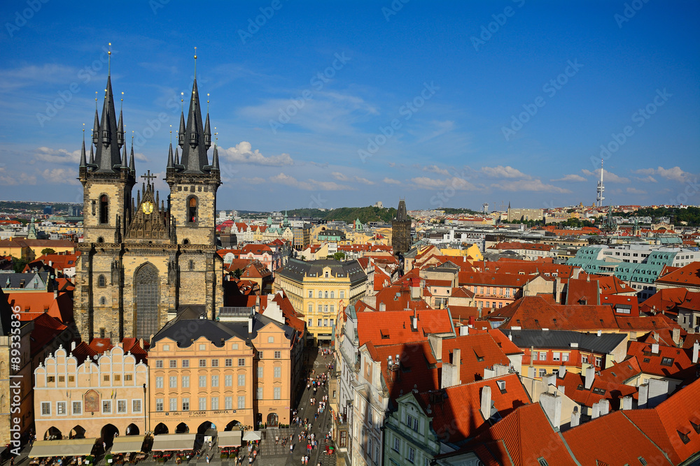 Obraz premium Tyn Church, Prague, Czech Republic