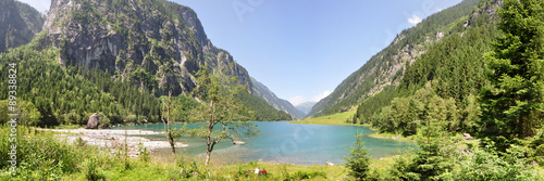 Panoramafoto Stillup Stausee im Zillertal