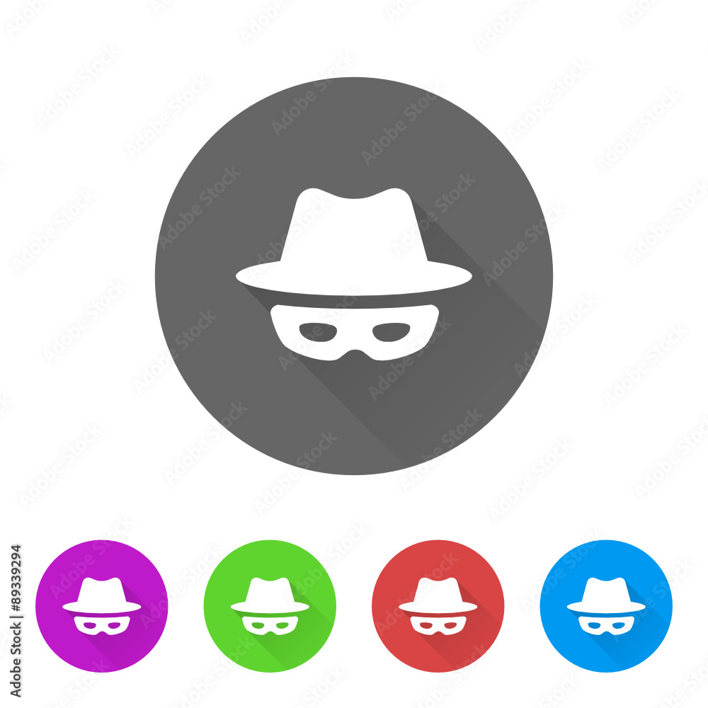 App Icon Long Shadow - 5 Colors App Icon Long Shadow - 5 Colors