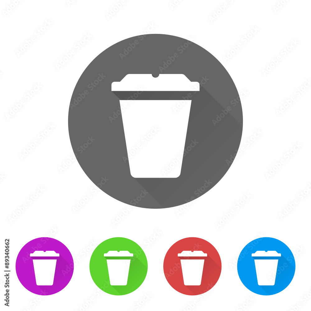 App Icon Long Shadow - 5 Colors App Icon Long Shadow - 5 Colors