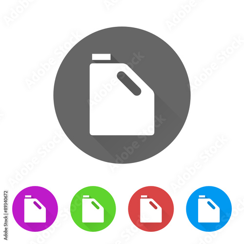App Icon Long Shadow - 5 Colors