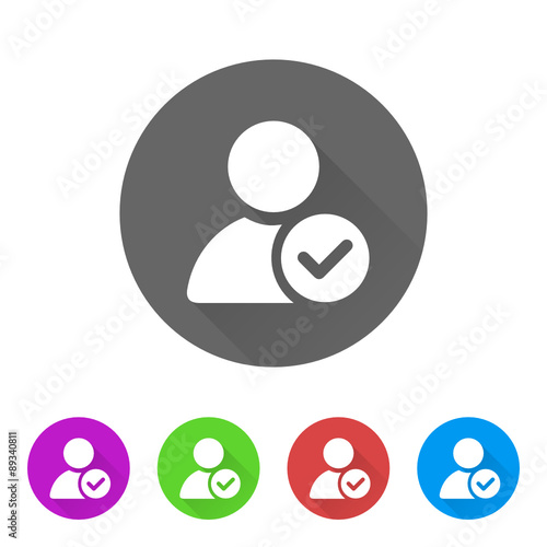 App Icon Long Shadow - 5 Colors