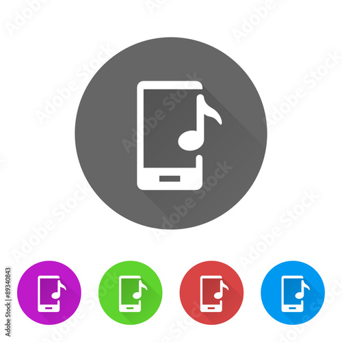 App Icon Long Shadow - 5 Colors