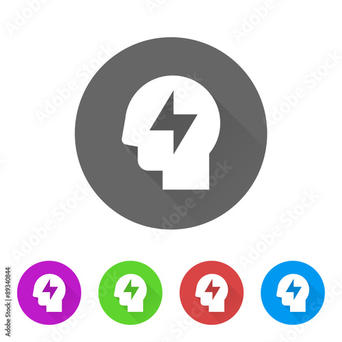 App Icon Long Shadow - 5 Colors