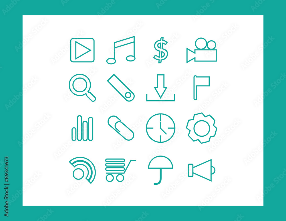 Set of web icons Set of web icons