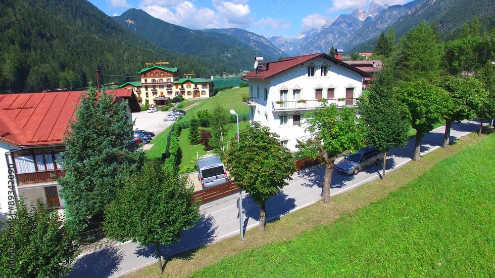 Italian Alps. Stunning landscape of Dolomites. Shot on phantom 3 professional 4K 30fps Italian Alps. Stunning landscape of Dolomites. Shot on phantom 3 professional 4K 30fps