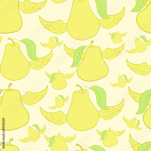 Seamless winged pears