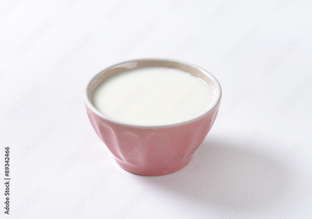 bowl of milk bowl of milk