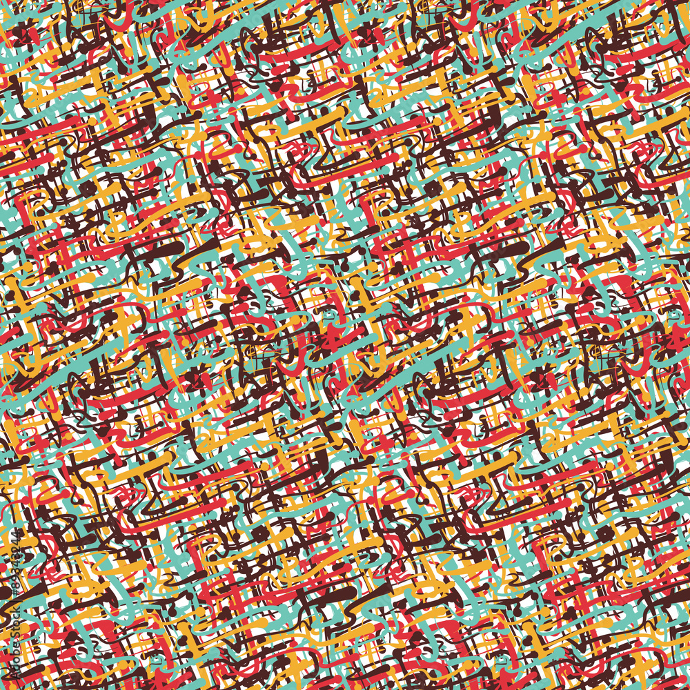 Textile seamless pattern of colorful strokes Textile seamless pattern of colorful strokes