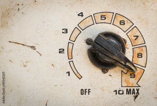 old control panel button