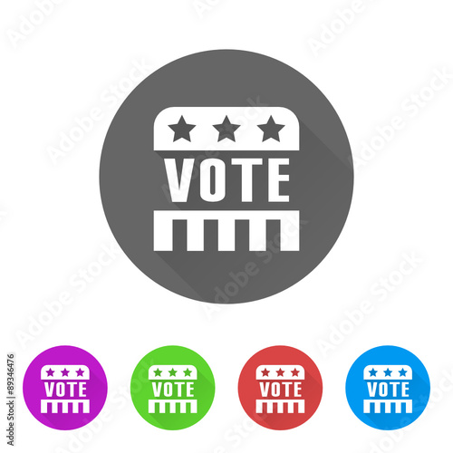 App Icon Long Shadow - 5 Colors