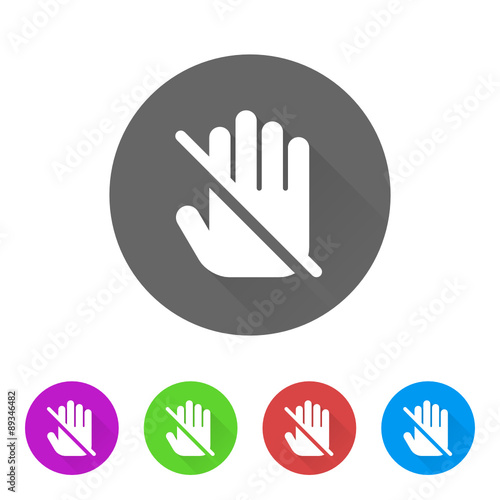 App Icon Long Shadow - 5 Colors