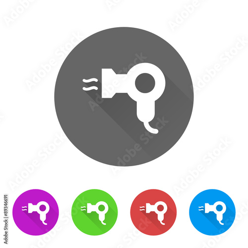 App Icon Long Shadow - 5 Colors