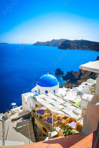 Oia Village on Santorini Island, Greece