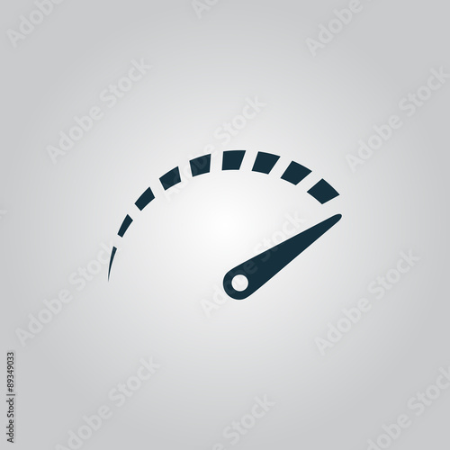 Vector performance measurement icon