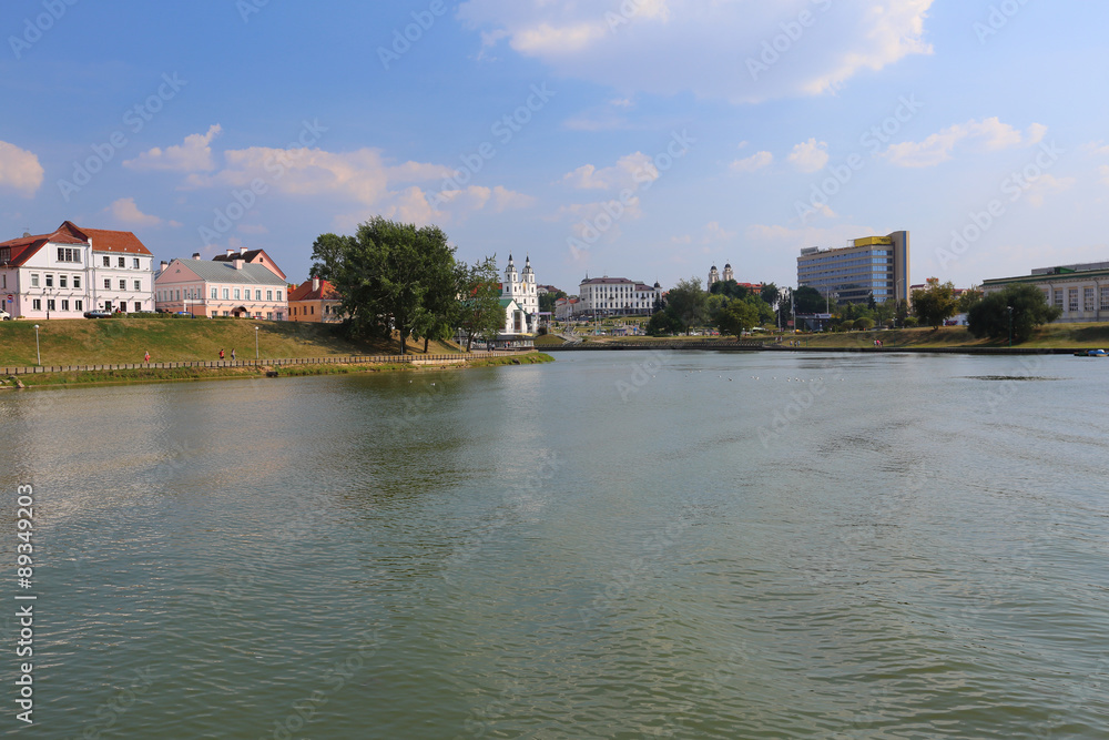 General view of the Belarusian capital of Minsk this summer