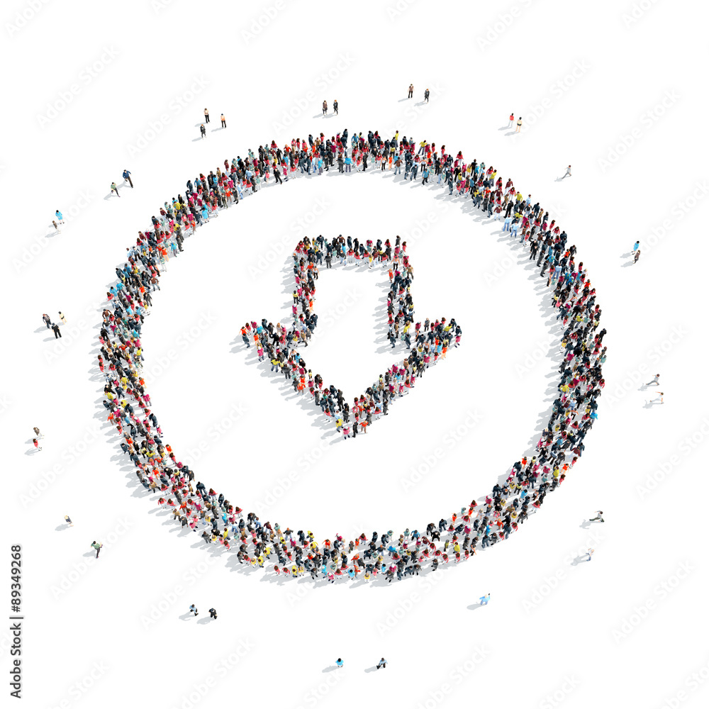 group people shape arrow group people shape arrow