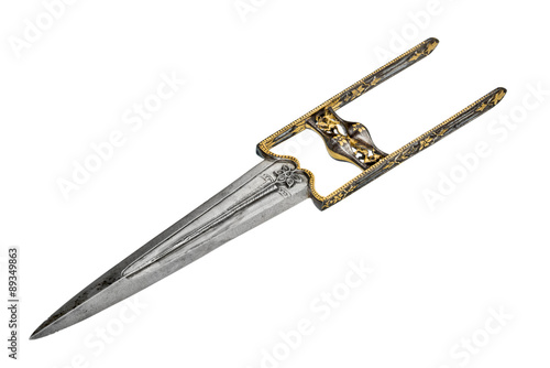 Photo Antique Indian dagger katar