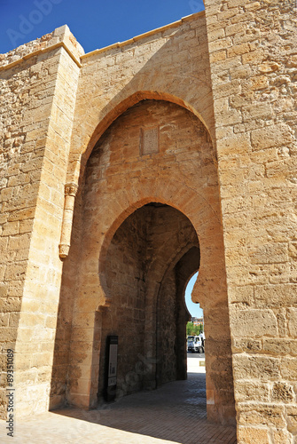 Puerta de Toledo  murallas de Ciudad Real  Castilla la Mancha  Espa  a