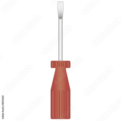 screwdriver on a white background