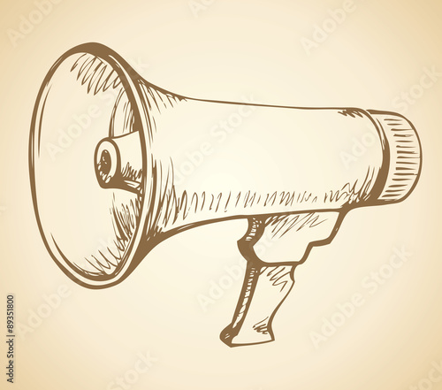 Speakerphone. Vector drawing