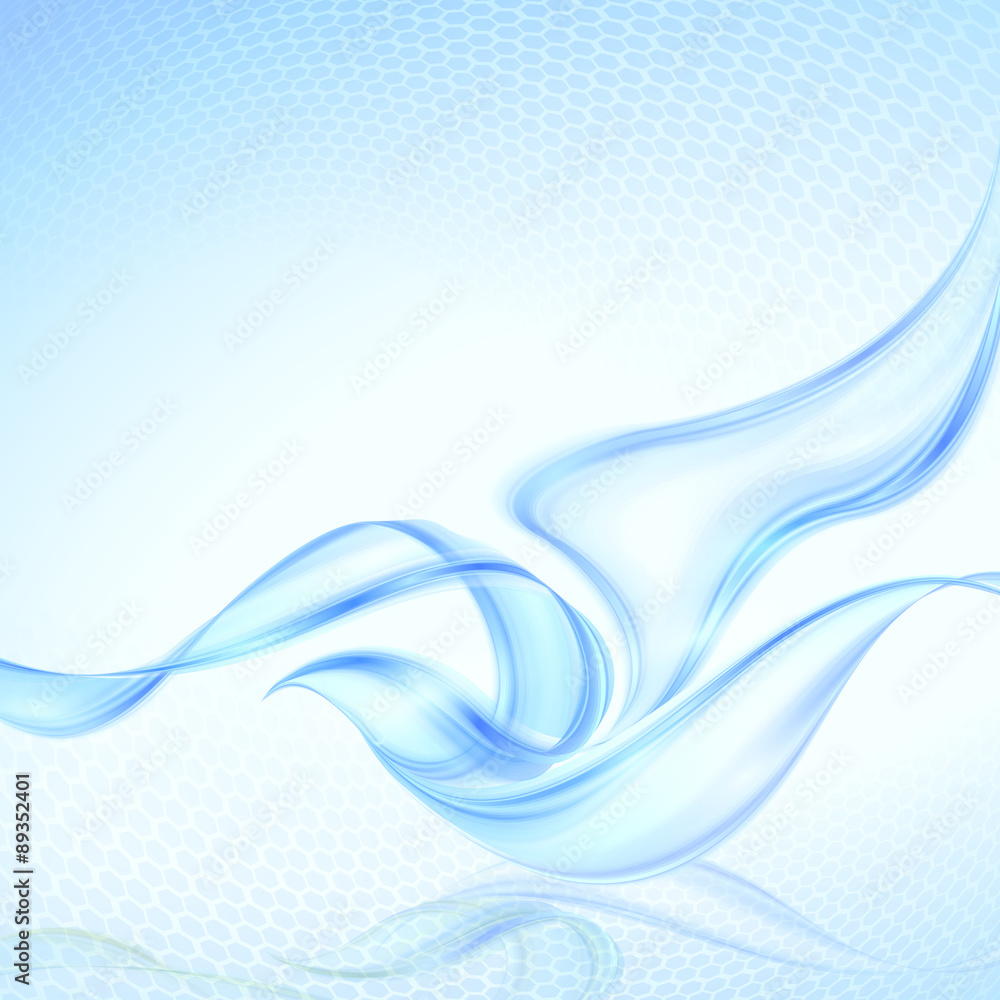 Obraz premium Abstract blue bird