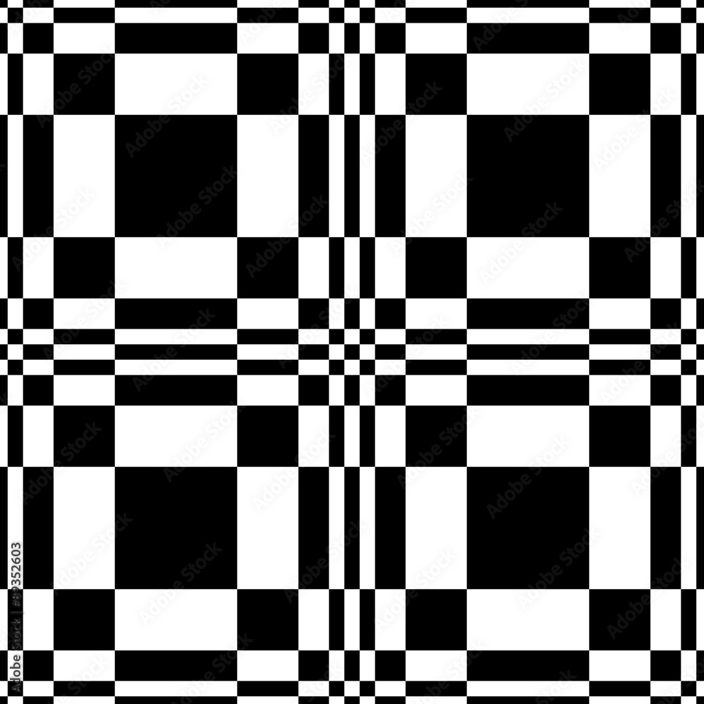 Fototapeta premium design element. black and white squares seamless pattern