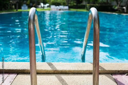 Swimming pool with stair
