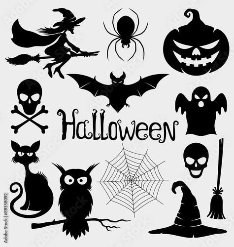 Halloween signs.