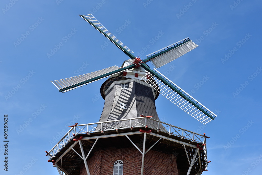 Le vieux moulin de Varel, Basse-Saxe  