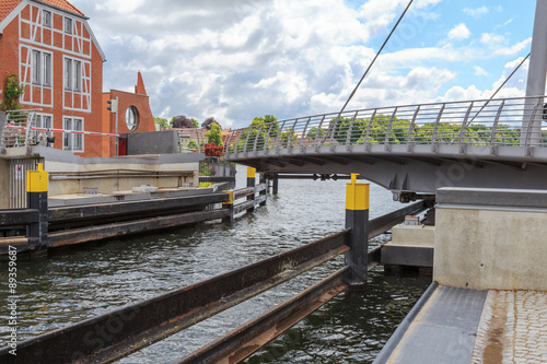 Drehbrücke  Malchow in Aktion photo