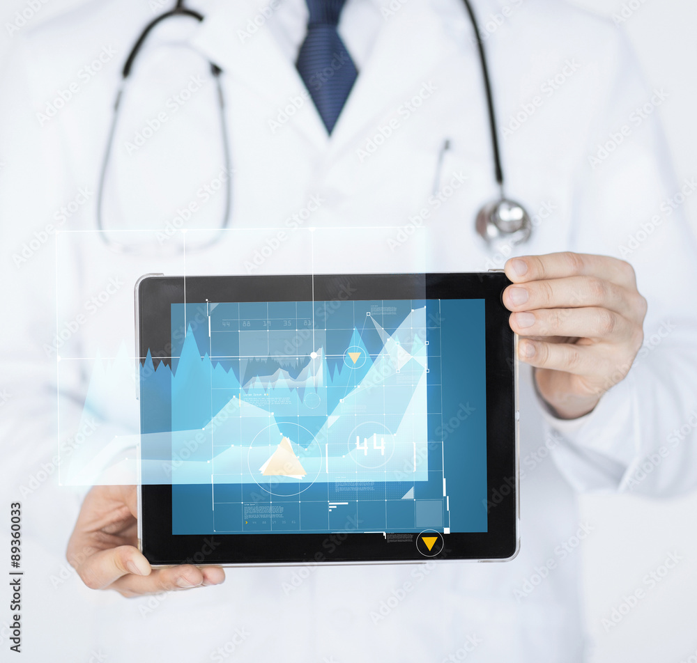 close up of doctor with stethoscope and tablet pc close up of doctor with stethoscope and tablet pc