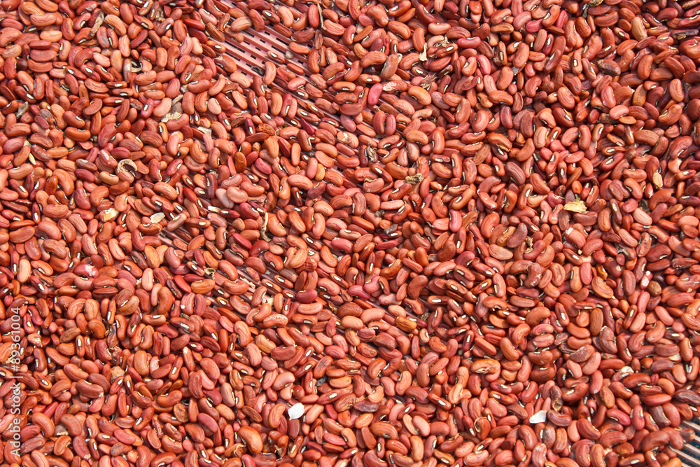 Red kidney bean texture background. Red kidney bean texture background.